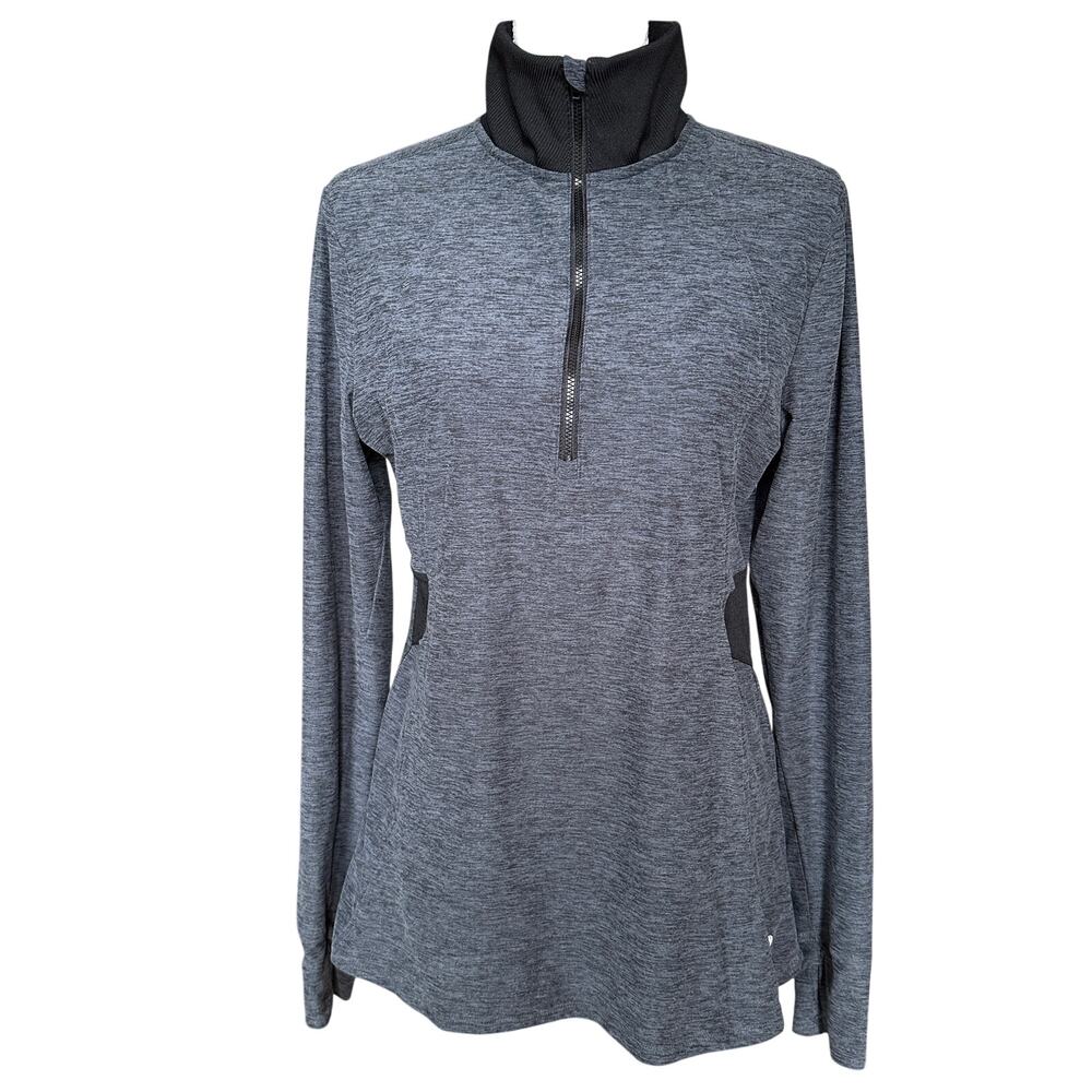 Layer8 quarter zip‎ sz L grey